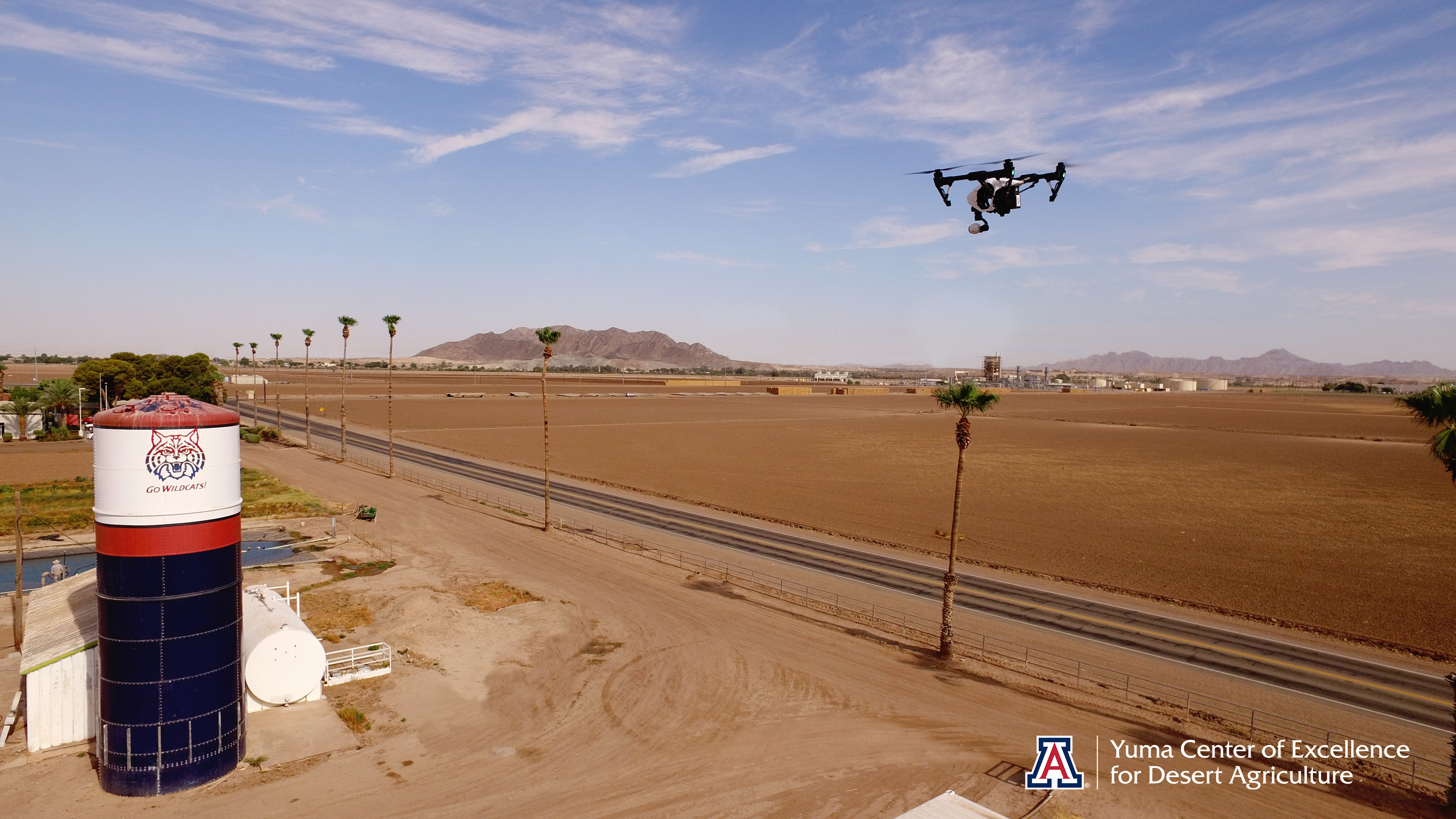 Drone in flight, model Inspire