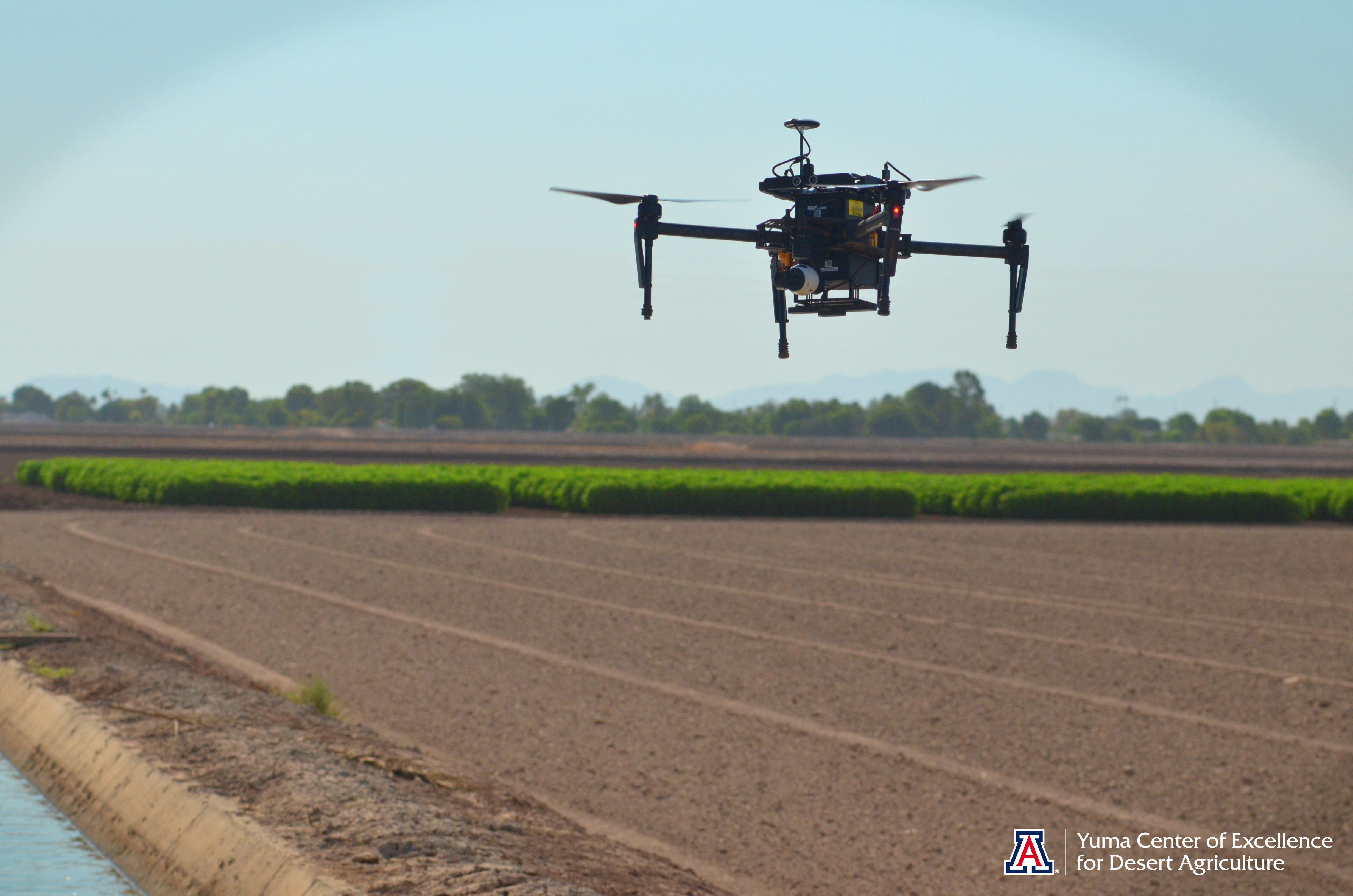 Drone in flight, model Matrice